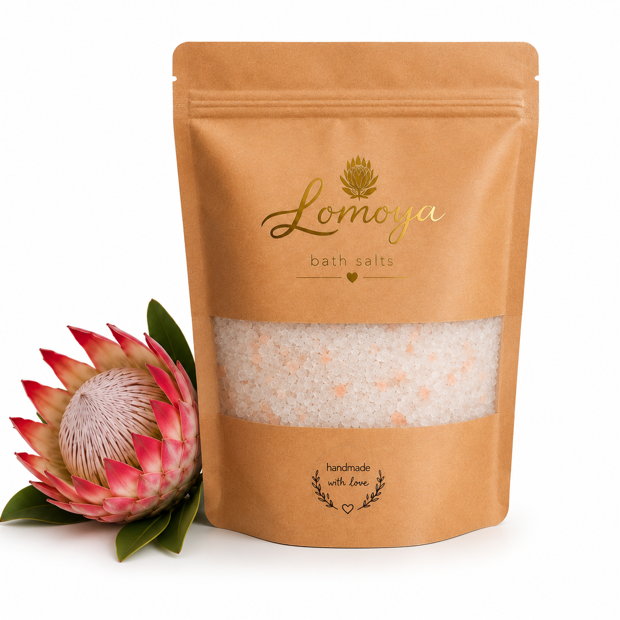 Protea Bloom Luxury Bath Salts – 500g